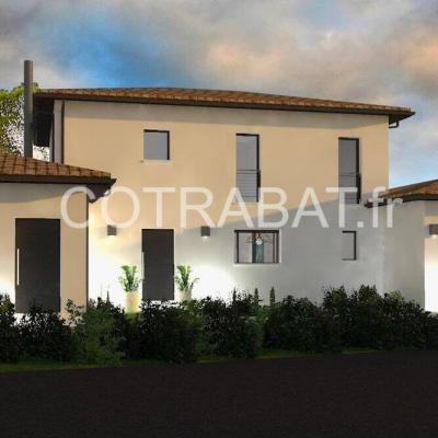 Plan 3d maison montussan 10