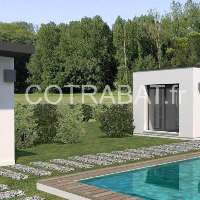 Plan 3d maison montussan 3