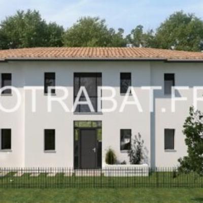 Plan maison 3d sauterne maitre oeuvre gironde 9